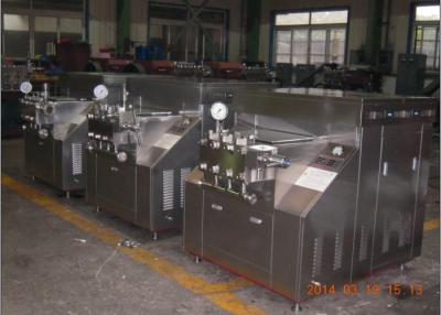 Chine 2000 machines à deux étages de homogénisateur de jus liquide de nourriture de l/h 37 kilowatts à vendre