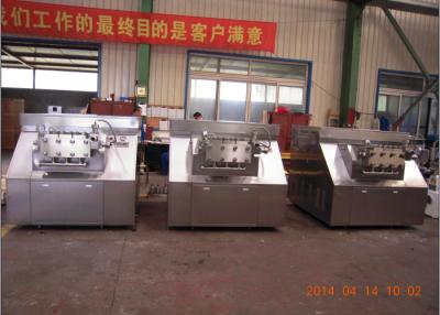 China Liquid Milk stainless steel 304 two stage homogenizer Machine 300 L/H 1500 bar for sale