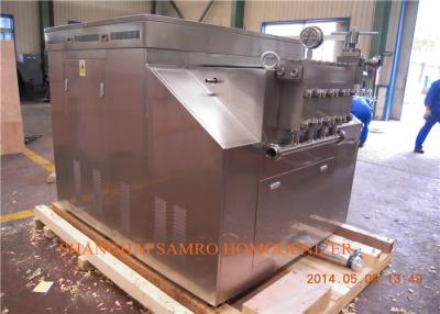 China Milk / Juice Processing Types Ice Cream Homogenizer Two stages manual type for sale