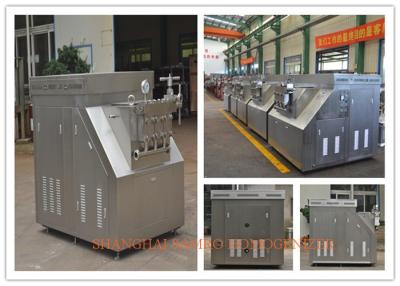 China 6000 L/H 30 Mpa 55 KW Mechanical Homogenizer , Homogenizing Machine for sale