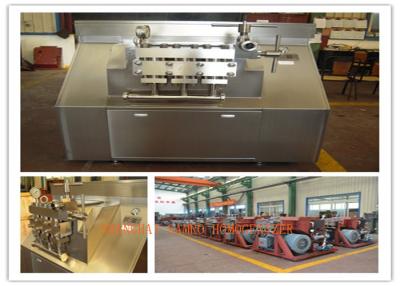 China Stainless steel dairy Two Stage Homogenizer , Industrial Homogenization Equipment for sale