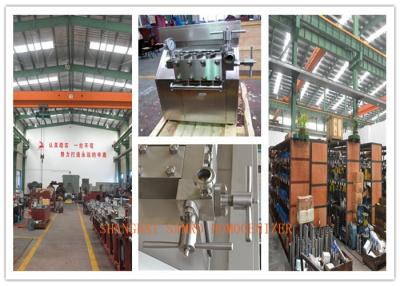 China 4000 L/H 30 Mpa New Condition Two Stage Homogenizer dairy homogenization Processing Line Type for sale