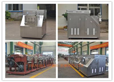 Chine Type pneumatique machine de homogénisateur de nourriture, équipement à haute pression d'homogénéisation à vendre