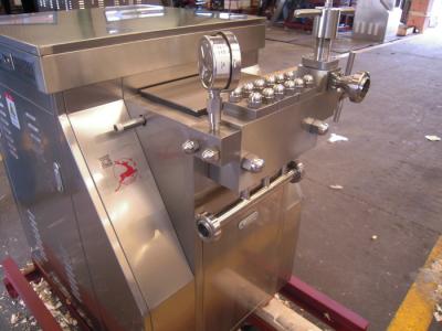 China High Power Dairy Homogenizer / Moveable Industrial Homogenizer Equipment for sale