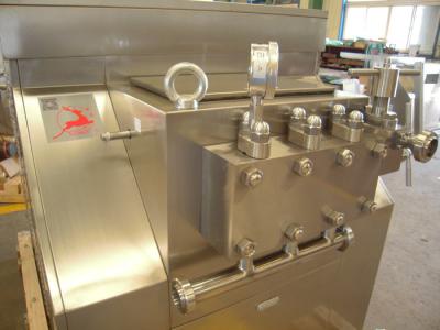 中国 二重段階のミルクのホモジェナイザー機械、新しい条件の均質化装置 販売のため