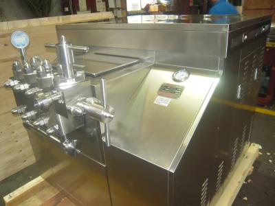China Two Stage Milk Homogenizer Machine / Cream Homogenization Equipment for sale