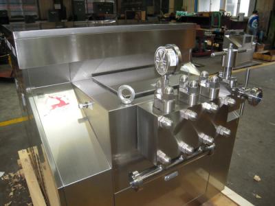 China High Pressure Food Homogenizer With Three Plunger 50 Mpa Max Pressure for sale