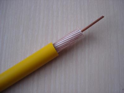 China Bare Copper Wire Braiding Leaky Feeder Cable For Perimeter Detection for sale
