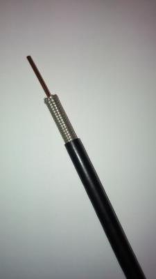 Chine Le câble coaxial de liaison de HD RG6 de bouclier semi rigide de quadruple 75 ohms a protégé le cable électrique coaxial à vendre