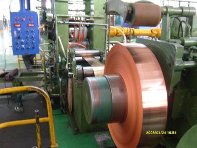 China Industrial Thin Copper Strips / Copper Sheet Metal For PV Ribbon for sale