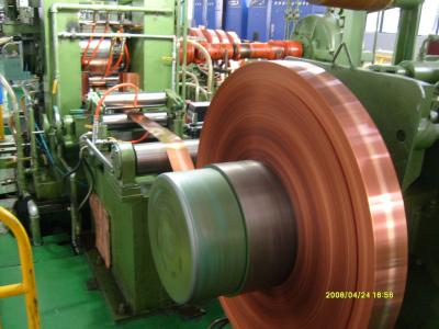 China Tiras de cobre de la techumbre del cobre sin oxígeno de la hoja para el equipo eléctrico en venta
