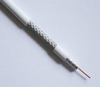 China Double Shielded RG59 Coaxial Cable with CCS Inner Conductor , UL Standard for sale