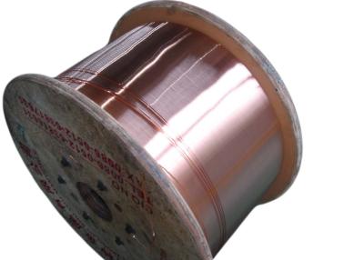 China Condutor interno do cabo de alumínio folheado de cobre antioxidante para o cabo coaxial, cabo do RF à venda