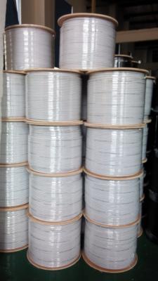 China Cable coaxial del trenzado CATV RG11 uso interior al aire libre de 75 ohmios que inunda el compuesto en venta
