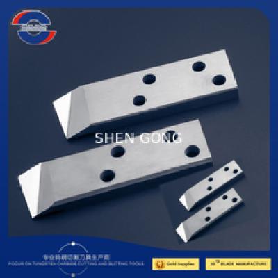 China Cuchillas Cemented Carbide Tip Wear Resistance for Metal Sheet Slitting à venda