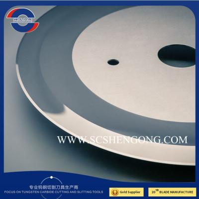 China High Strength Tungsten Carbide Industrial Blades Circular Slitting Blade For Cutting Paper for sale