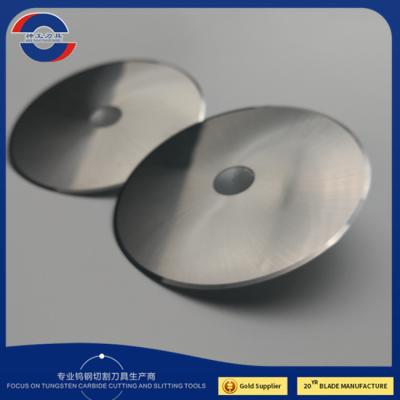 China Silver Tungsten Carbide Circular Slitter Grinder Stone Blade for sale
