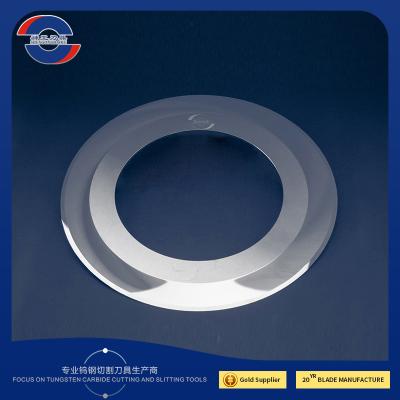 China Round Rotary Industrial Slitter Blades Circular Paper Tungsten Carbide for sale