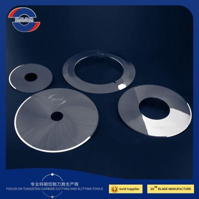 China Circular Carbide Slitter Blades Round Knife For Cutting Fabrics for sale