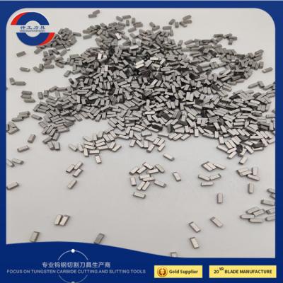 China 5.0X1.5X2.2 Tungsten Carbide Circular Saw Tips tungsten carbide cutting tips Steel Iron Cutting for sale
