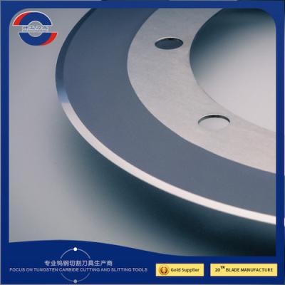 China Slitting Machine Blade HRA90 230X110X1.1 Carbide Round Circular Slitter Blade for sale