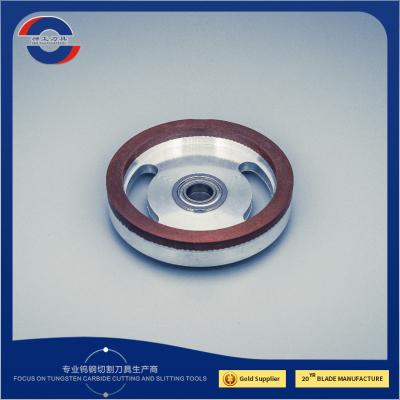 China Carbide 60mm Paper Slitter Blade Sharpening Steeling Diamond Grinding Wheel for sale