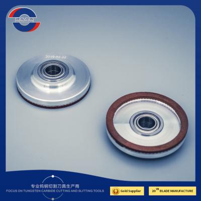 China 50X19X11 Round Slitter Blade Diamond Grinding Stones With Bearings for sale
