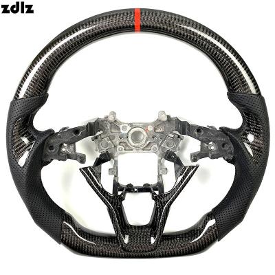 China Carbon fiber steering wheel applicable for 2018-2021 Honda steering wheel carbon fiber accord inspire carbon fiber steering wheel customization for sale