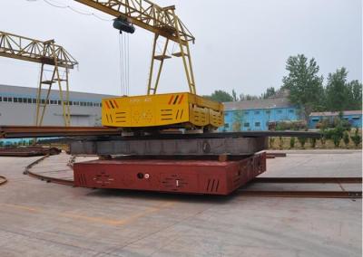 China Foundry Plant Electric Powered On-Rail Mold Transfer Car For Mould Die Handling for sale