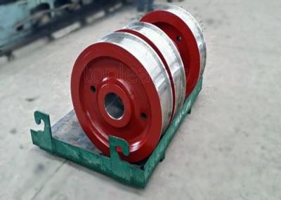 China Heat Treatment Industry Rail Mounted Casting Wheel Forged Steel Crane Wheels for sale
