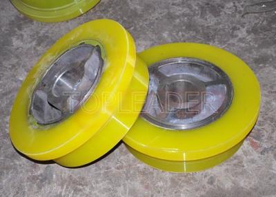 China Dia 250-600mm Polyurethane Wheel Rubber Wheels for Trackless Steerable Transfer Carts for sale
