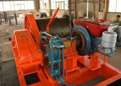 China factory sales custom heavy duty cable pulling diesel power engine driven winch for sale