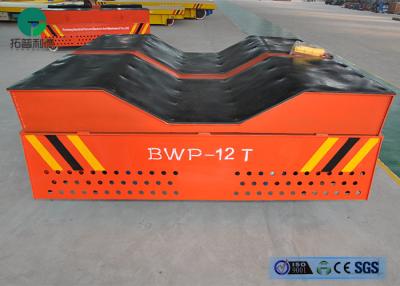 China 10t  capacity electric rubber wheel transfer cart for Malaysia coil handling for sale