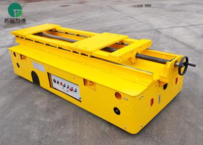 China Steerable Motor Trolley Wheel Drive 10tone Transfer Cart en venta
