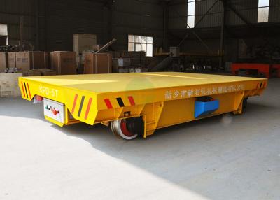 China Heavy Duty Industry Material Handling Transport Trolley On Rails Applied In Construction en venta