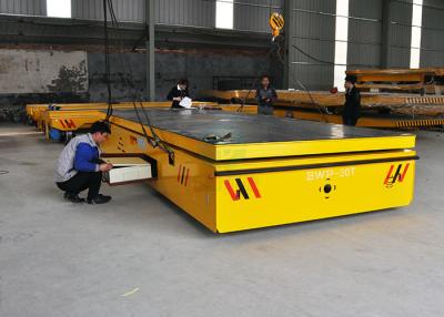 China 10 t cargo plant trailer on cement floor with hydraulic lifting function for sale