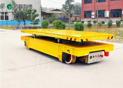 China Insdurtial Material Handling Transport Coil Transfer Scissor Lift Rail Truck for sale