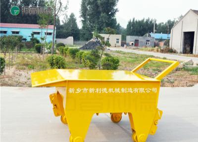 China Customized 500kg manual rail flat cart for bay cargo handling with push/pull rod for sale