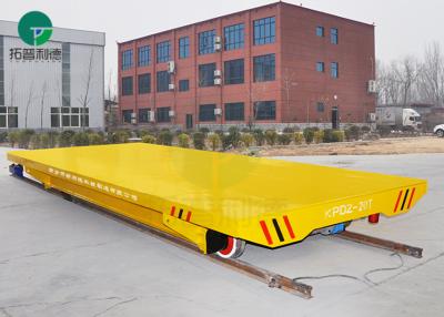 China 100 Ton Precast Concrete Workshop Use Industrail Interbay Rail Automatic Guided Wagon for sale