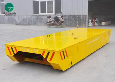China 1-150 Ton Metal Ore Factory Arc Steel Plate Curved Rail Motorized Transfer Trolley Car With Battery System for sale