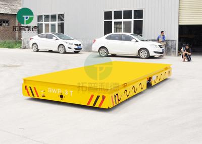 China Industrial Battery Powered Steerable Transfer Car Up To 500 Ton On Concrete Ground for sale