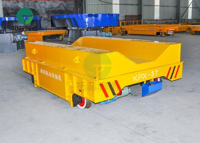 China Customized Pipe Plant U Type Transfer Interbay Rail Automatic Guided Truck Material Handling Platform for sale