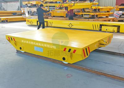 China Warehouse Handling Equipment Steer Material Handler Trailer Transfer Cart On Railway for sale