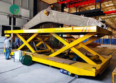 China Material Handling Equipment Electric Transfer Carts with Scissors Lifting for Shipbuilding Refittings for sale