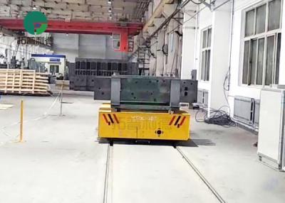 China Heavy load factory transport automatic cable power rail mounted transfer trailer for dies for sale