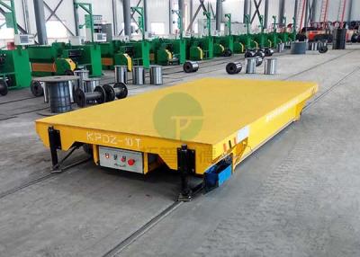 China Battery Power Material Transfer Motorized Cart Moving On Rails en venta