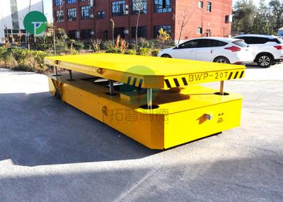 China Battery Operated Material Handling Transfer Platform Motorized Cart With Lifting Table for sale
