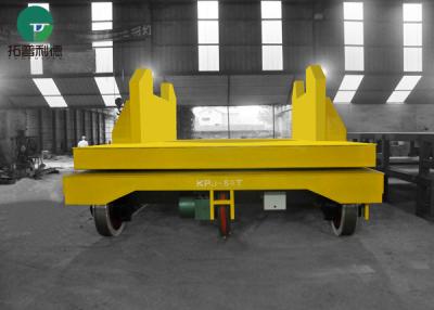 China Electric heavy-duty molten steel treatment rail ladle transfer carts for sale
