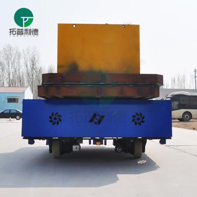 China Workshop handling equipment has rail battery transfer cart for molds for sale