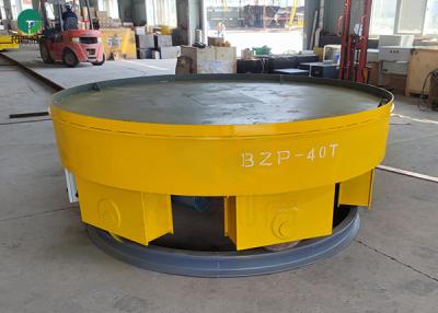 China 40 Tons Capacity Factory Apply 360 Degree Rotated Customized Electric Turntable for sale